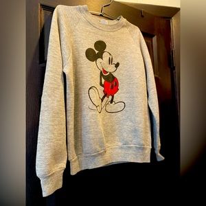 Vintage Disney Classic Mickey Mouse Crew-neck Sweatshirt